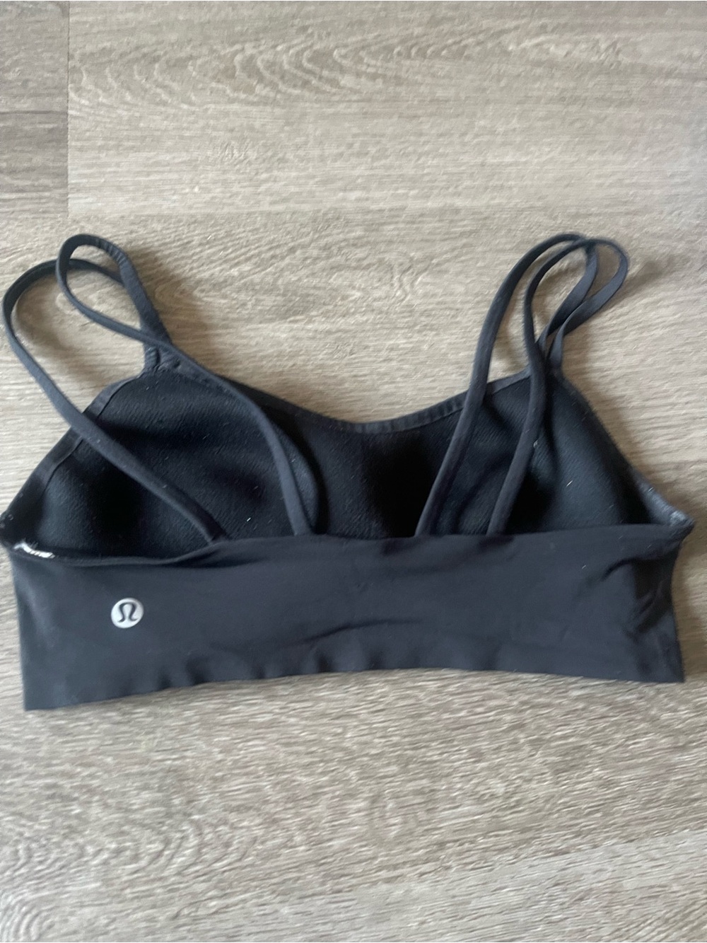 lululemon athletica Black Double-Strap Light Support Bralette No Size Tags - Picture 3 of 3